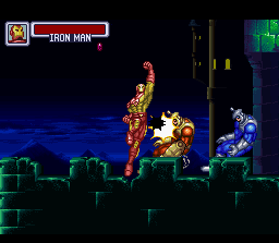 Marvel Super Heroes: War of the Gems screenshot 5 for Super Famicom